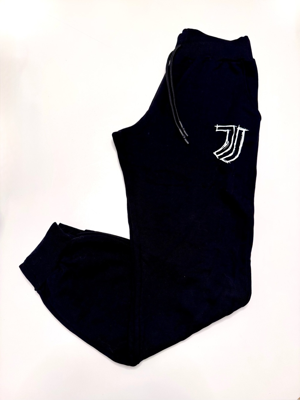Juventus FC Black Jogger Sweatpants, Size L Made in Italy